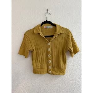 Free People Collared Top Size XS